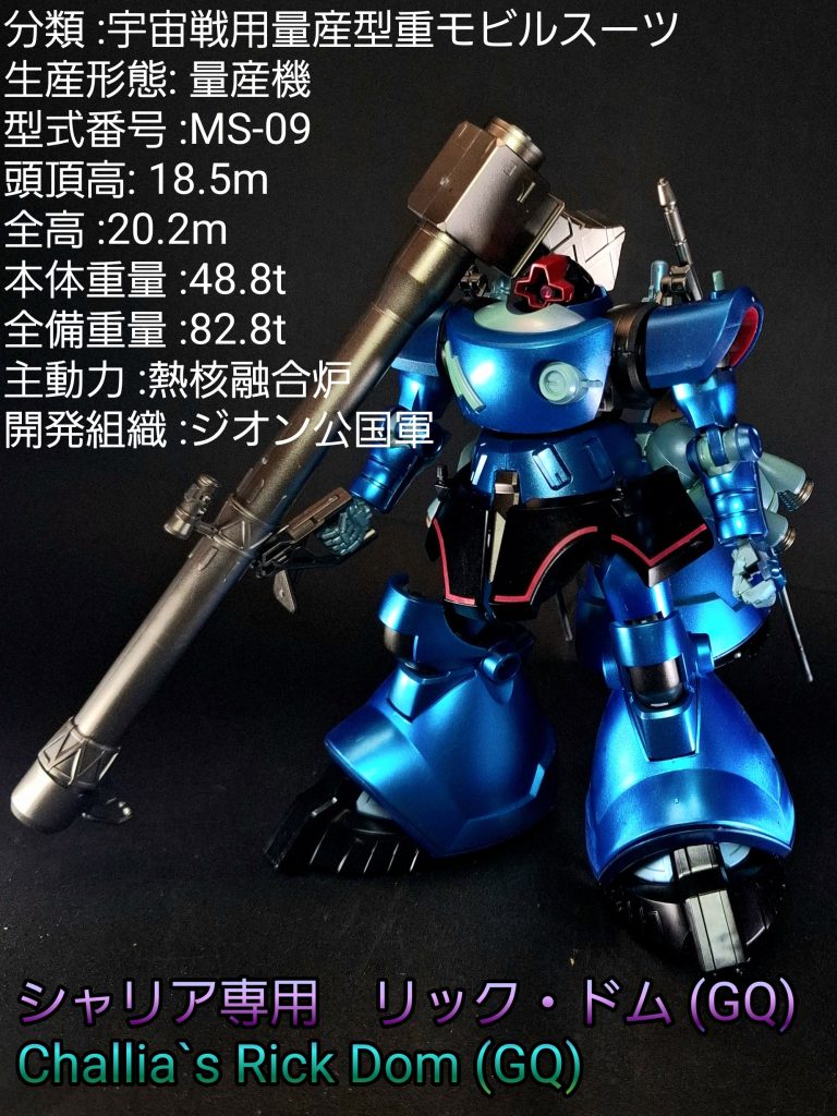 HG シャリア専用リックドム