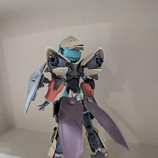ちょっとレアキットな30МSライディラベースでМS少女作成中です。使用パーツは30Мシリーズの改造パーツメインでガンプラがあんまり使われて無い⋯元のМSがサイズ的に流用出来なそうだったんでとりあえず雰囲気とカラーリング誤魔化す感じになりそう。（4枚目）