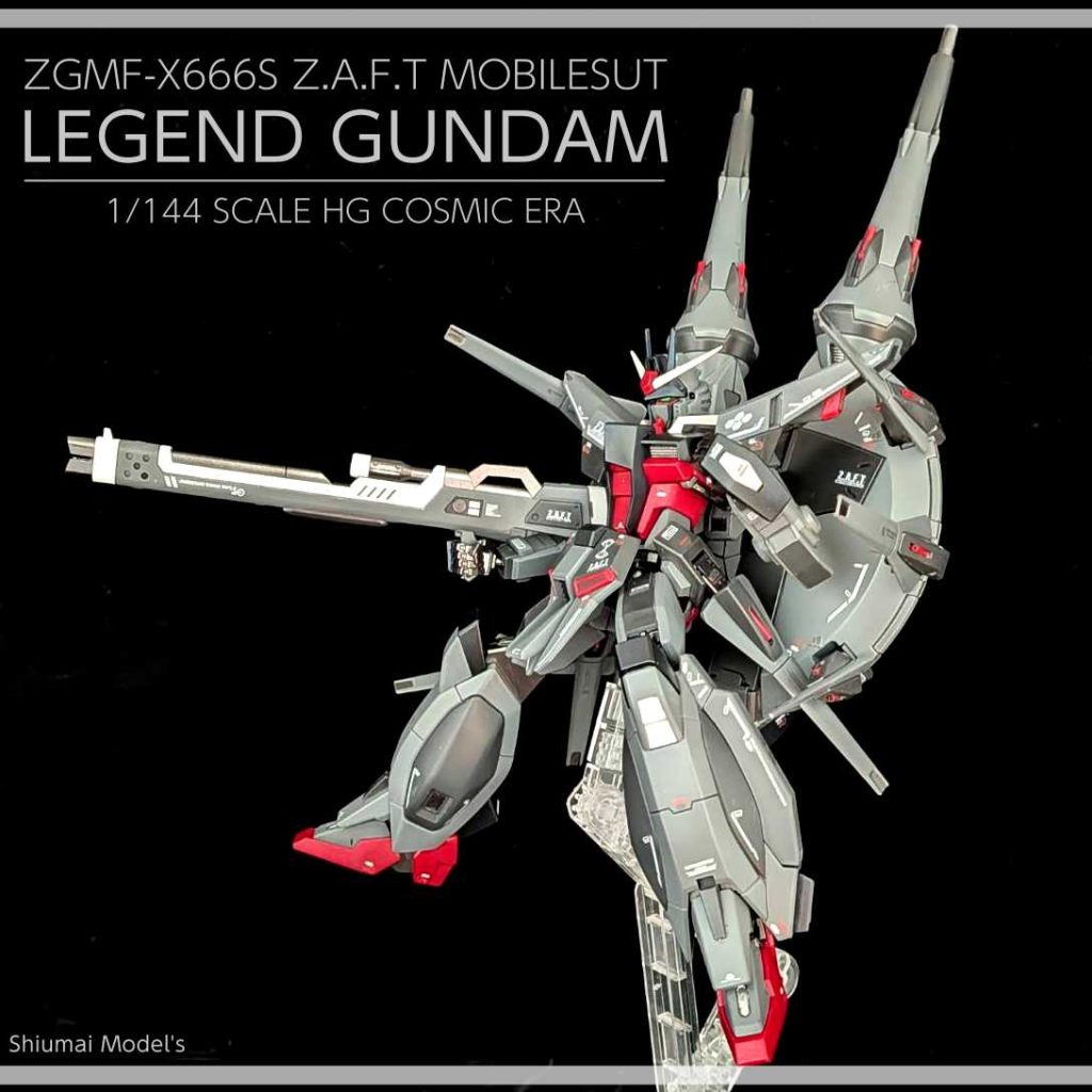 レジェンドガンダム　METAL BUILD風–3枚目/制作者：しうまい