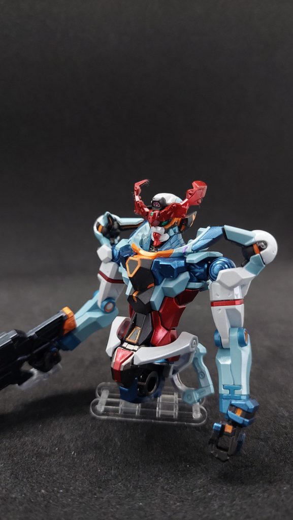 3月の時点でほぼで来ていたんだねぇコアファイターのモールドとシールド裏の塗装が冬の宿題になってしまった