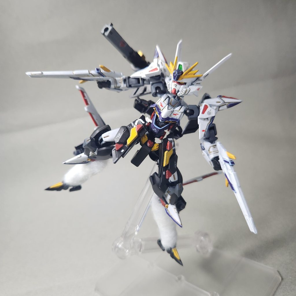 Here, showcasing my pose with the partisan canon I've attached into its back.