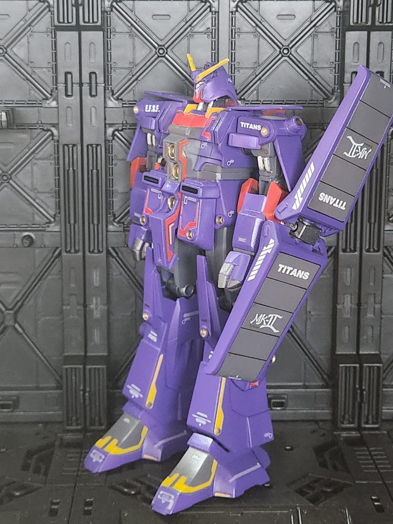 デカールはMG武者ガンダムMK =Ⅱの余りなどを使用。