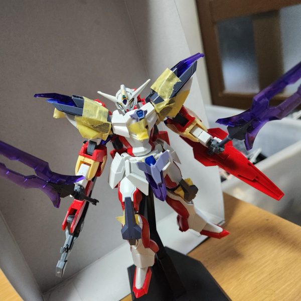 ヤスリがけしながら