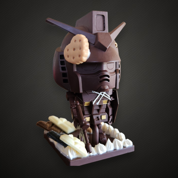 バレンタインにガンプラくんをチョコプラくんに変身！