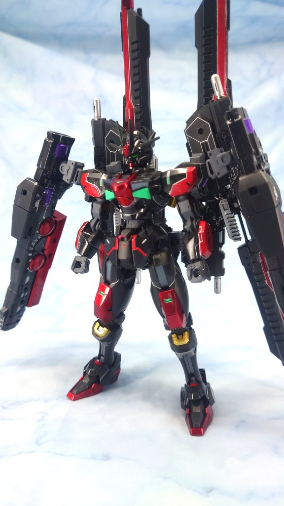 改造のため本体以外のすべての装備を奪い取られたエアリアル改修型の救済その2名前の由来は前回投稿したソードダンサーと同じく「アムドライバー」というアニメに出てくるサポートメカ「バイザー」からです