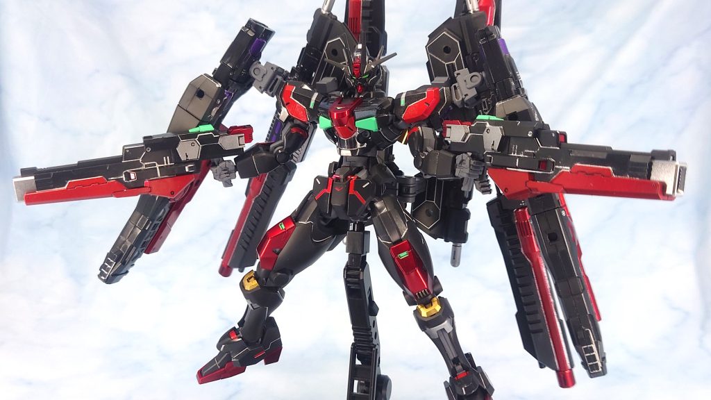 武器はHJモデラーズウェポンのフォトンアークライフル2本です名前の由来通り銃器オンリーです