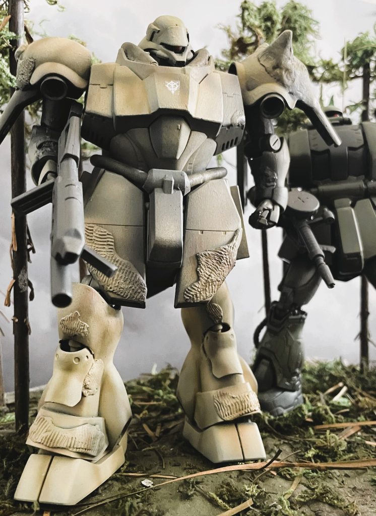 森林地帯を征くイメージです。