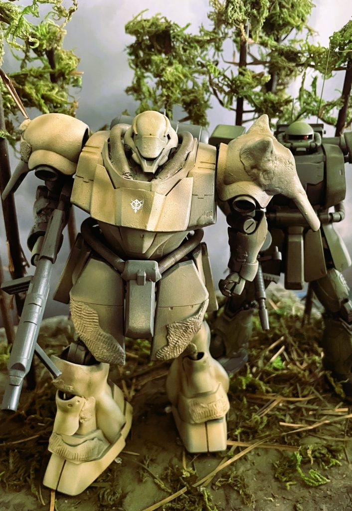 やや上からのアングルです。