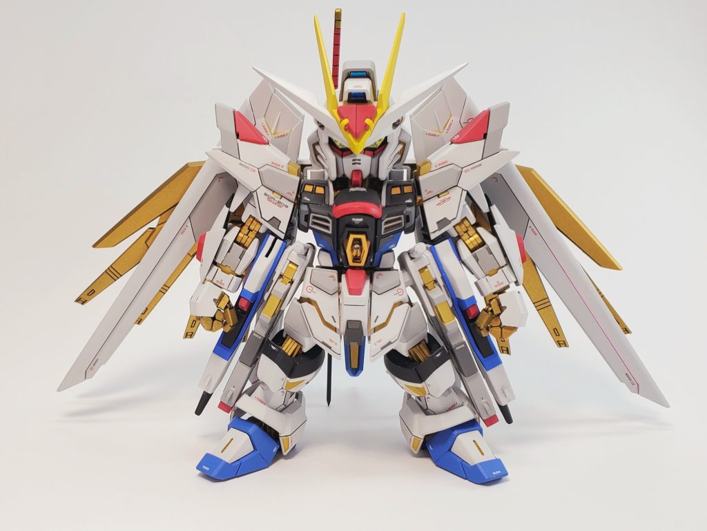 素立ちその1頭・肩・足はSDCSから、それ以外はHGからキット使用してます。