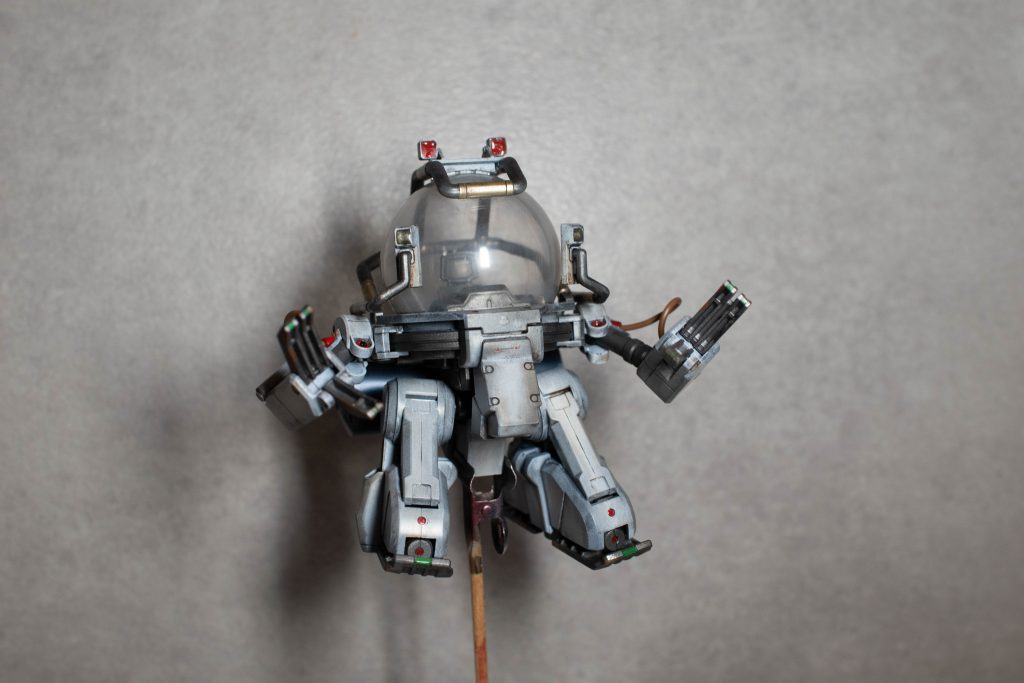 アクションベースがなく塗装棒で撮影。。。結構いい感じでは！？