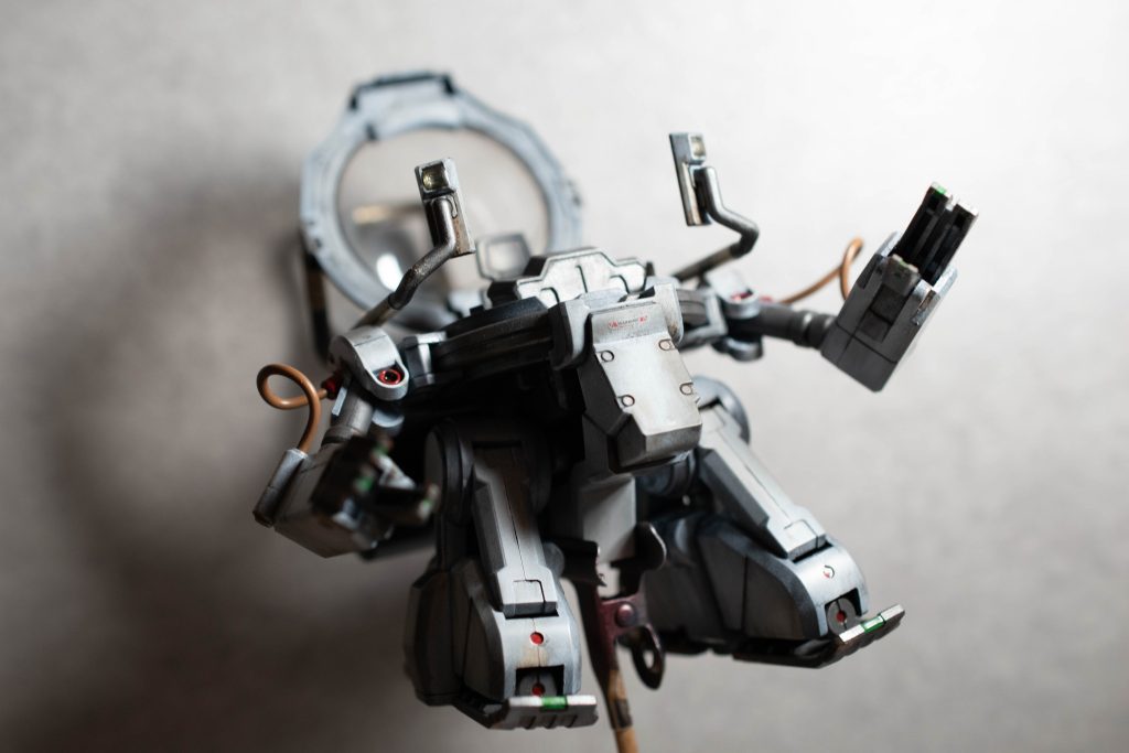 各所部分塗装はアクリル筆塗