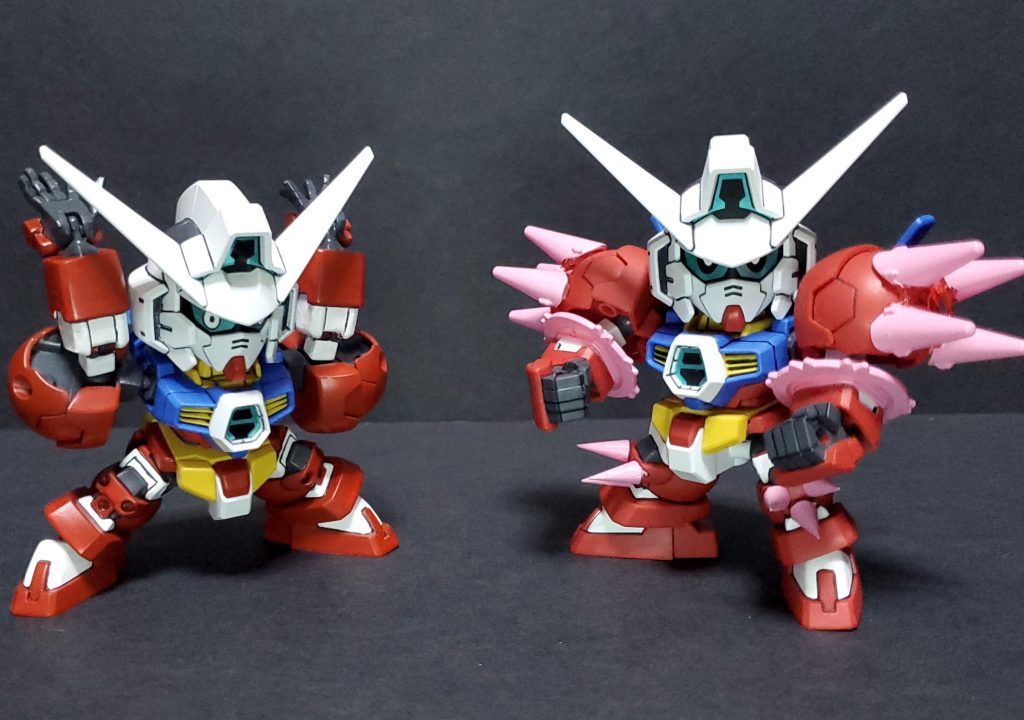 タイタス、大好きなんですよね。BB戦士AGE-1は以前作っていますのでそちらもどうぞ!