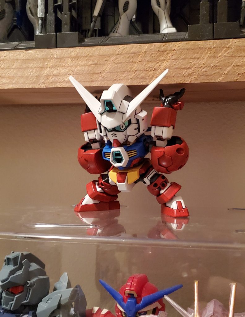 作ったタイタスはケースと棚の間に入って踏ん張ってもらっています。最後までご覧いただきありがとうございました!