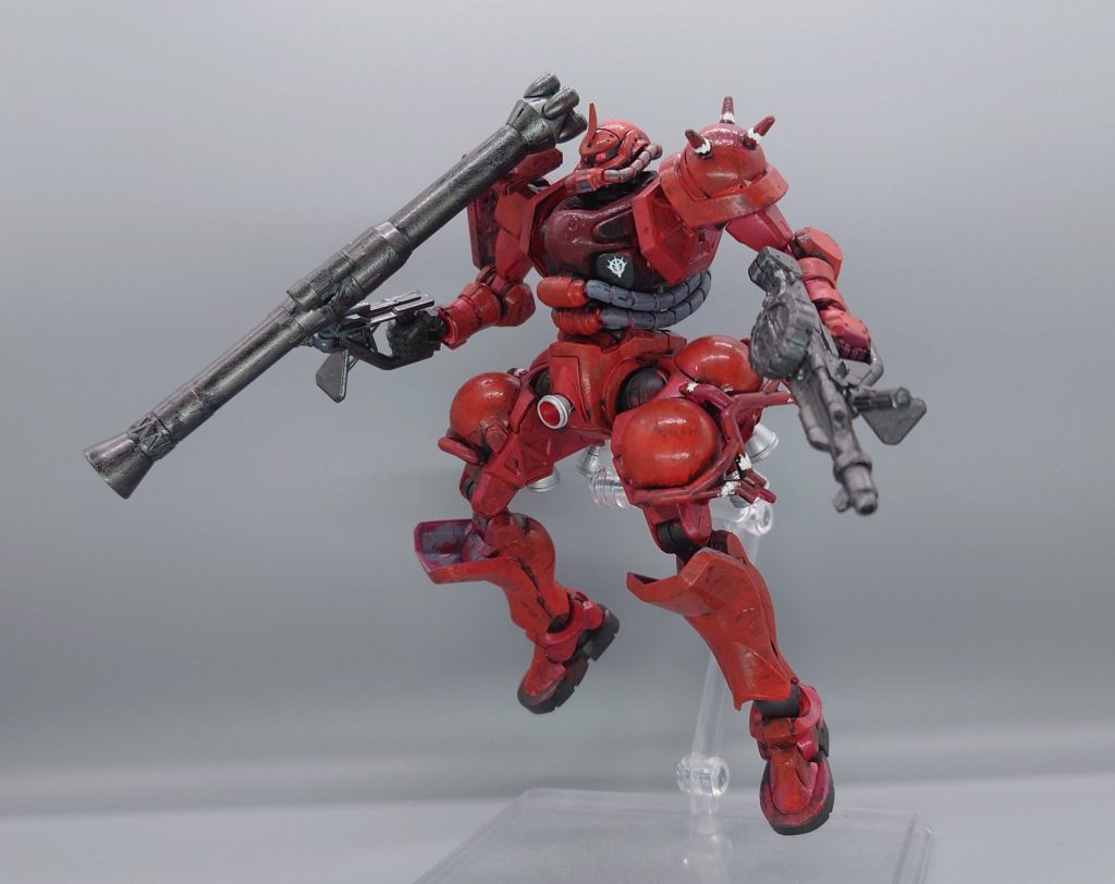 このザクで3倍の速度で動くところも見たかったですね。