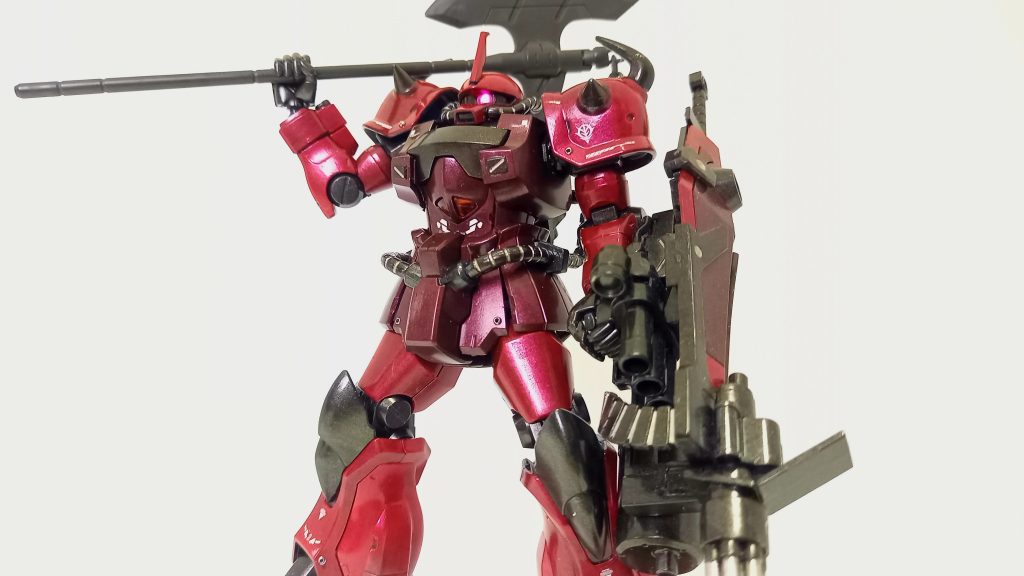 ちなみに赤いのはシンプルに自分が赤が好きだったからで、シャアをイメージしたわけではなかったりします...が、シャアが乗ってると言われても納得しそうな色なのでそういう事でもいいかもしれません（投げやり）