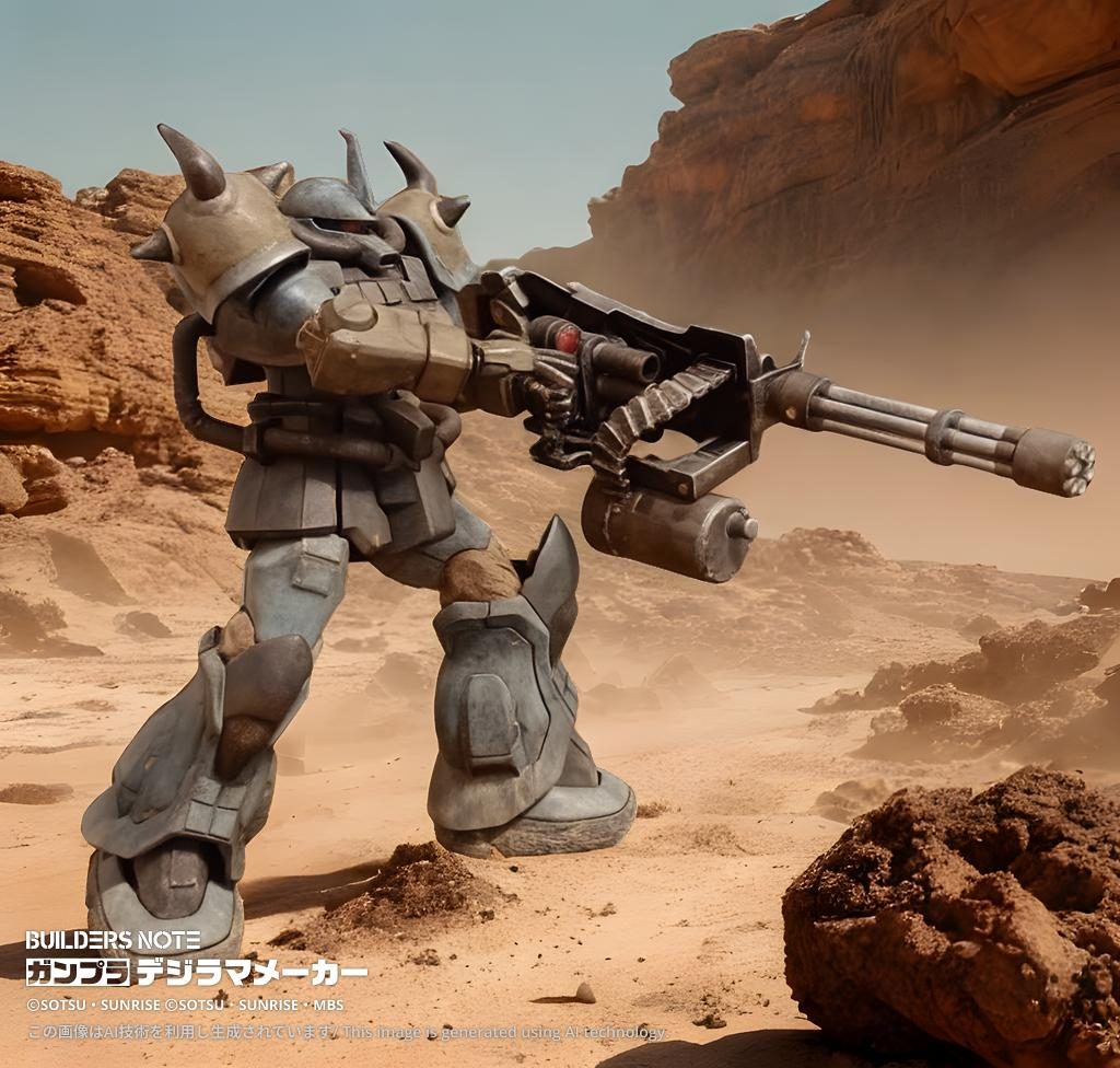 MS-07B-3 グフ・カスタム AFV風ディテールアップ