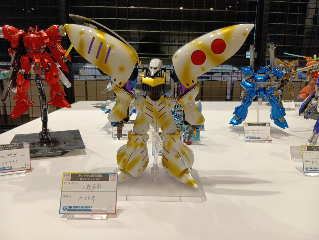 実はガンダムベース京都店に展示してました😊