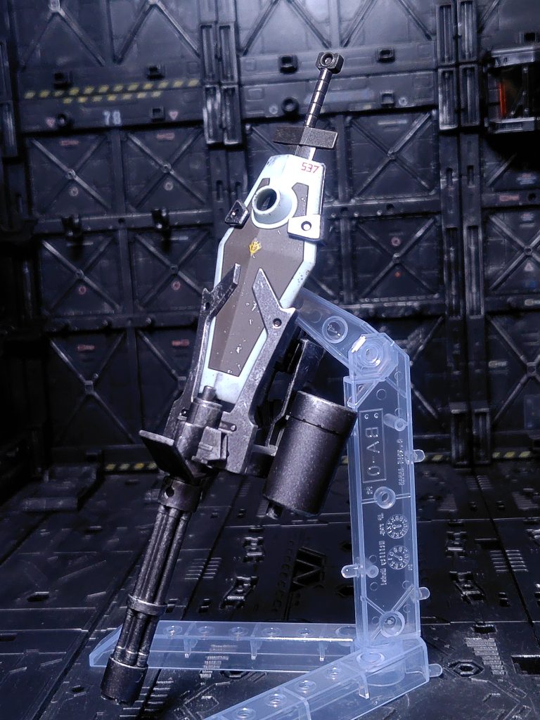 ガトリングシールドって見た目も名前もガンダム界屈指のカッコいい武器ですよね(gundam-kao3)以上です！ご覧いただきありがとうございました！