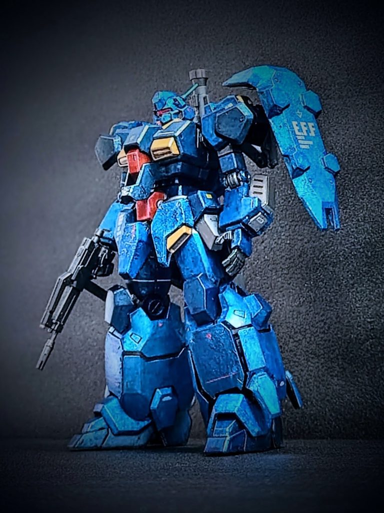 前面カット。製作は素組みですが、全体的に溶きパテを施してシタデルカラーの筆塗りで全塗装。重々しさを強調するような雰囲気で仕上げてみました。&nbsp;&nbsp;&nbsp;