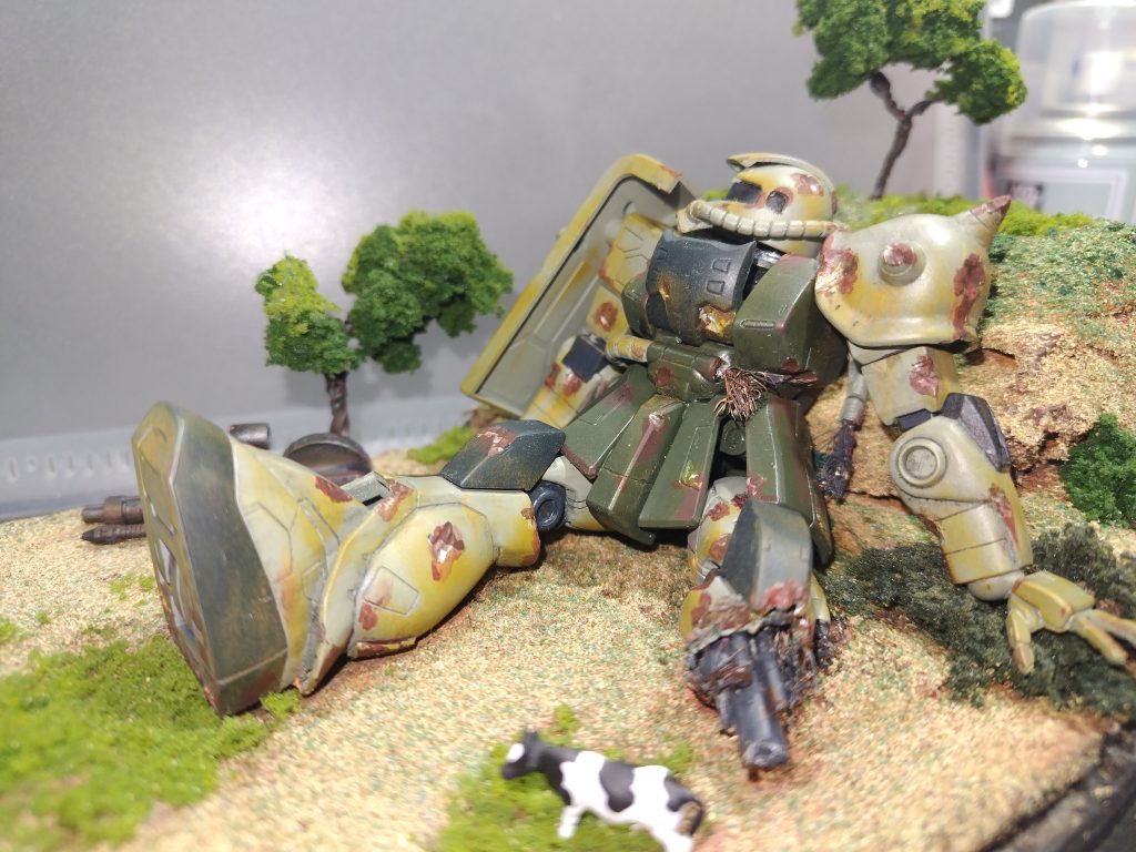 牛を配置しました。