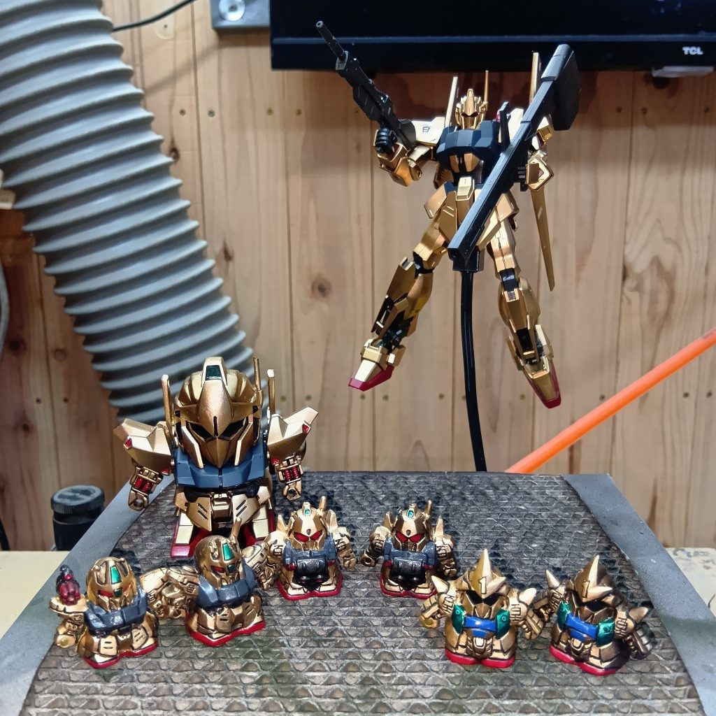 息子（９）と合作　百式’s