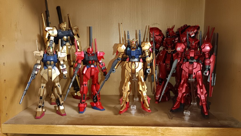 最近作ったクワトロ機