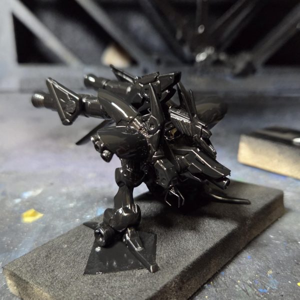 とりあえず、完成黒サフ吹いたら、いい感じ…なんか後ろのタンク水平より斜め下の方がいいような……（3枚目）