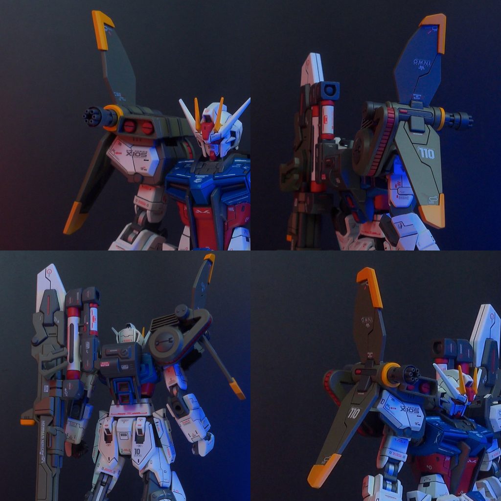 【初投稿】1/144 HG+EG+オプションパーツ パーフェクトストライクガンダム 全塗装–3枚目/制作者:studio_jinkrx78