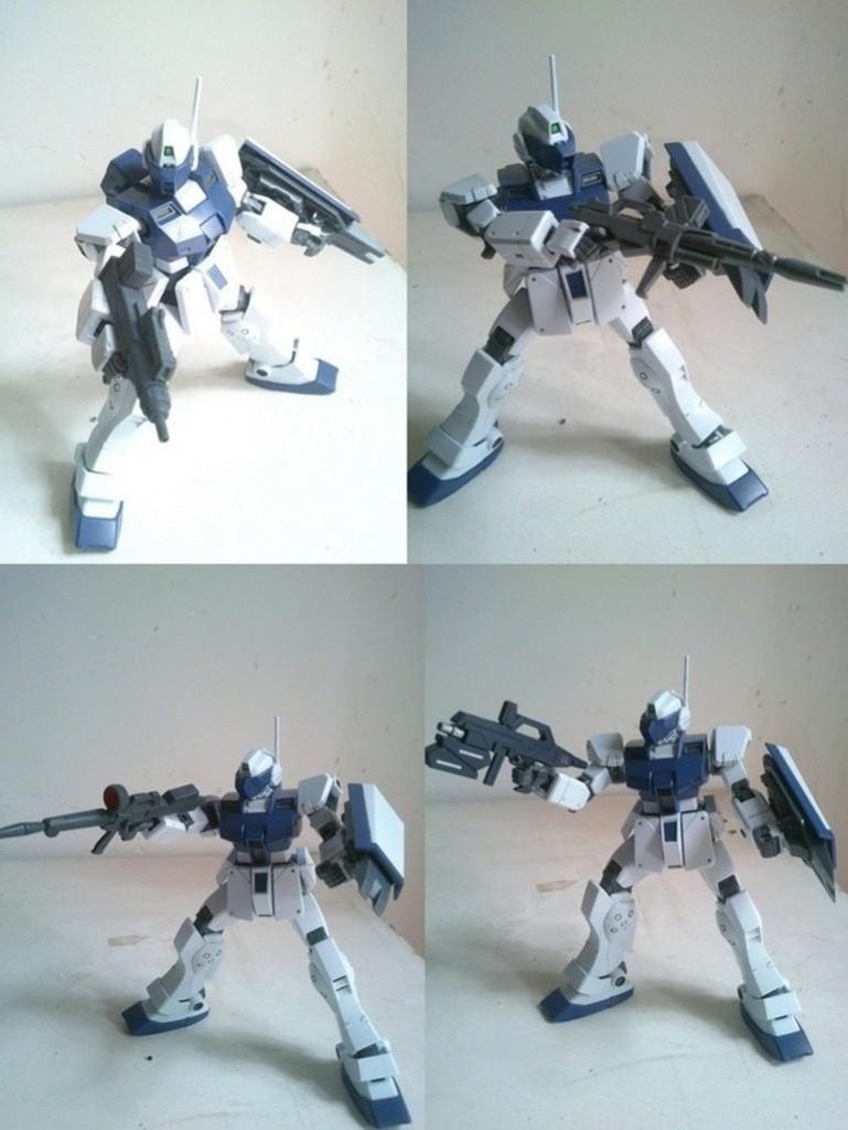 HGUC•ジム•スナイパーII•ホワイト•ディンゴ(筆塗り)–4枚目/制作者：risuisei