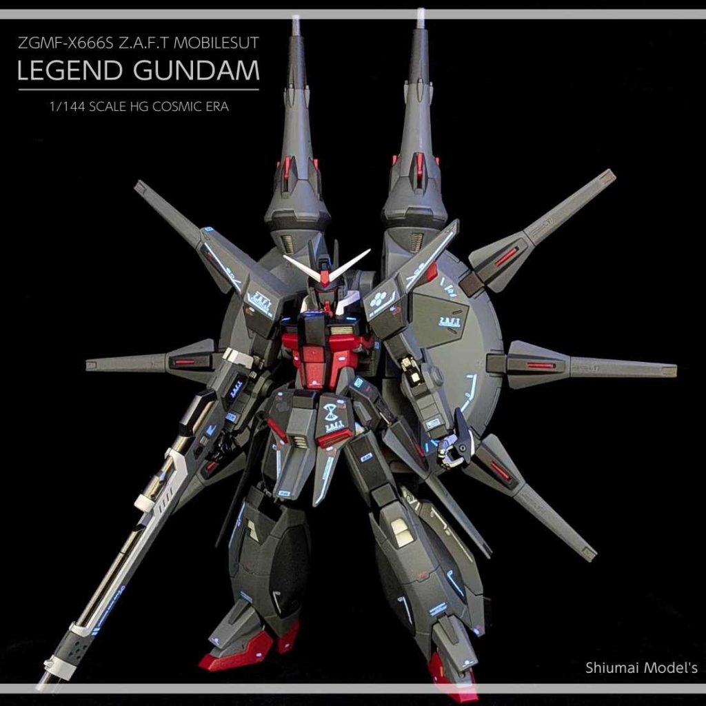 レジェンドガンダム　METAL BUILD風