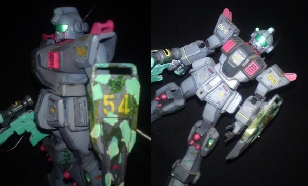 HG•08小隊ジムスナイパー(オリジナル改修+ウェザリング化)