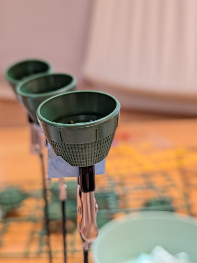 元々のバーニア。始めてこんな塗装したー