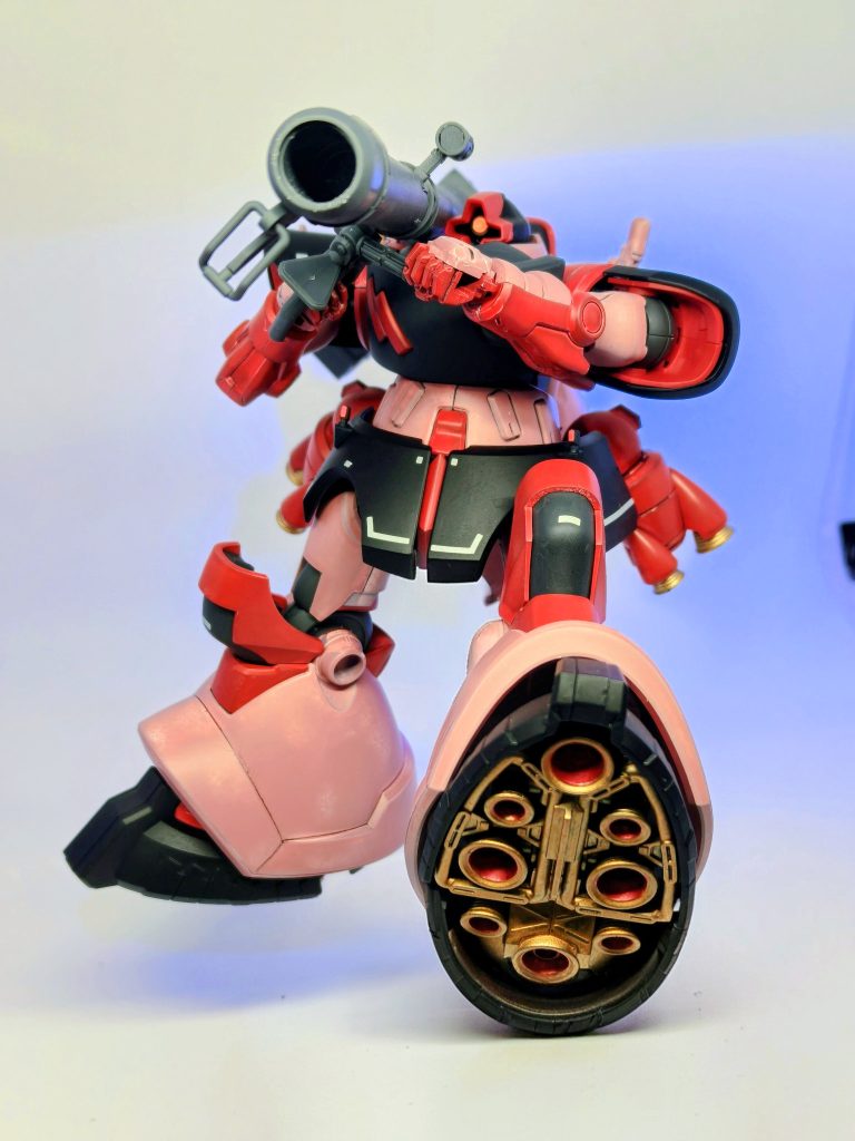 透明なスタンドを消しゴムマジックしております。