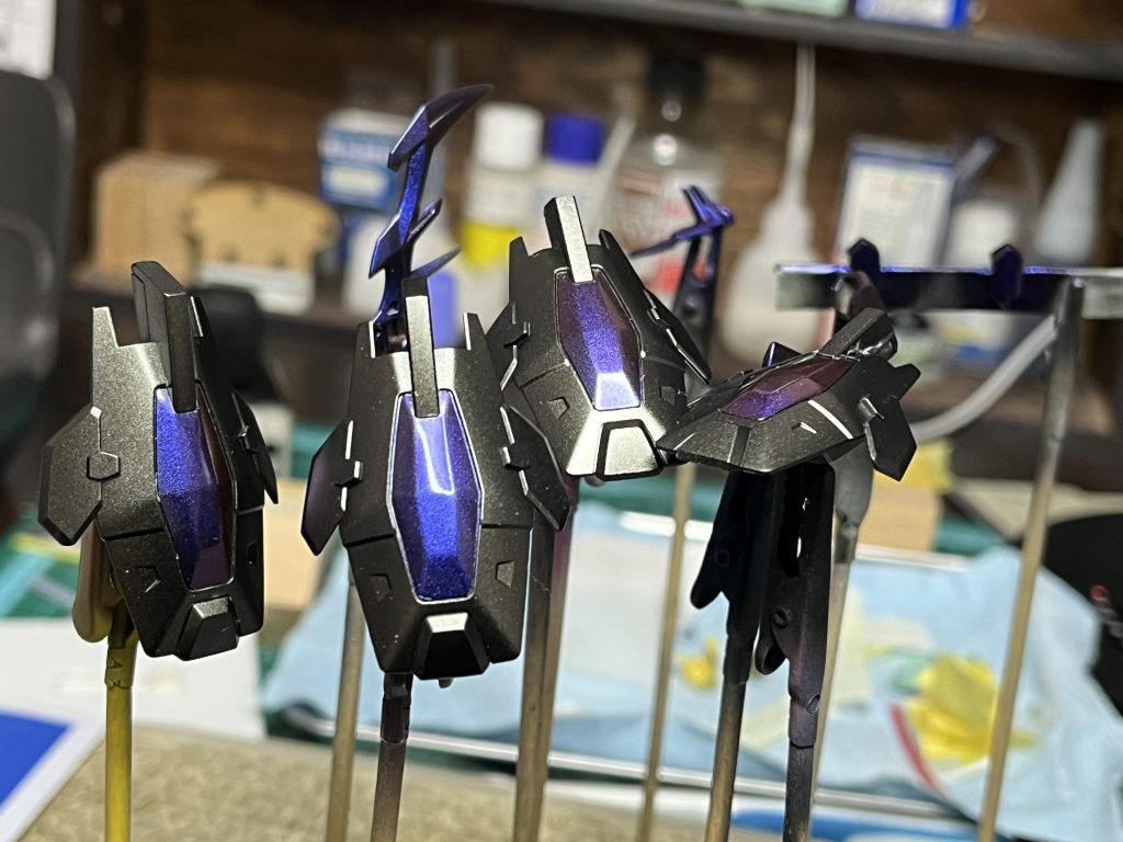 パープル部分はマジョーラ使いました