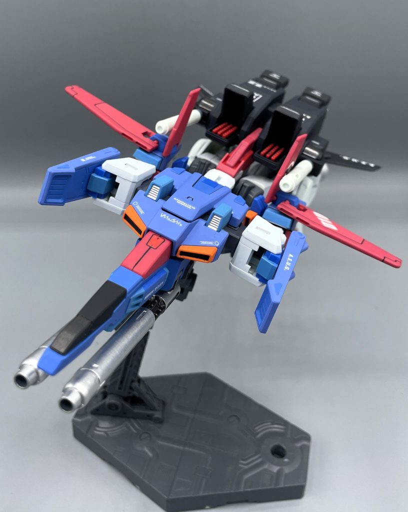 【HGUC】ZZガンダム（変形・合体）【筆塗り全塗装】