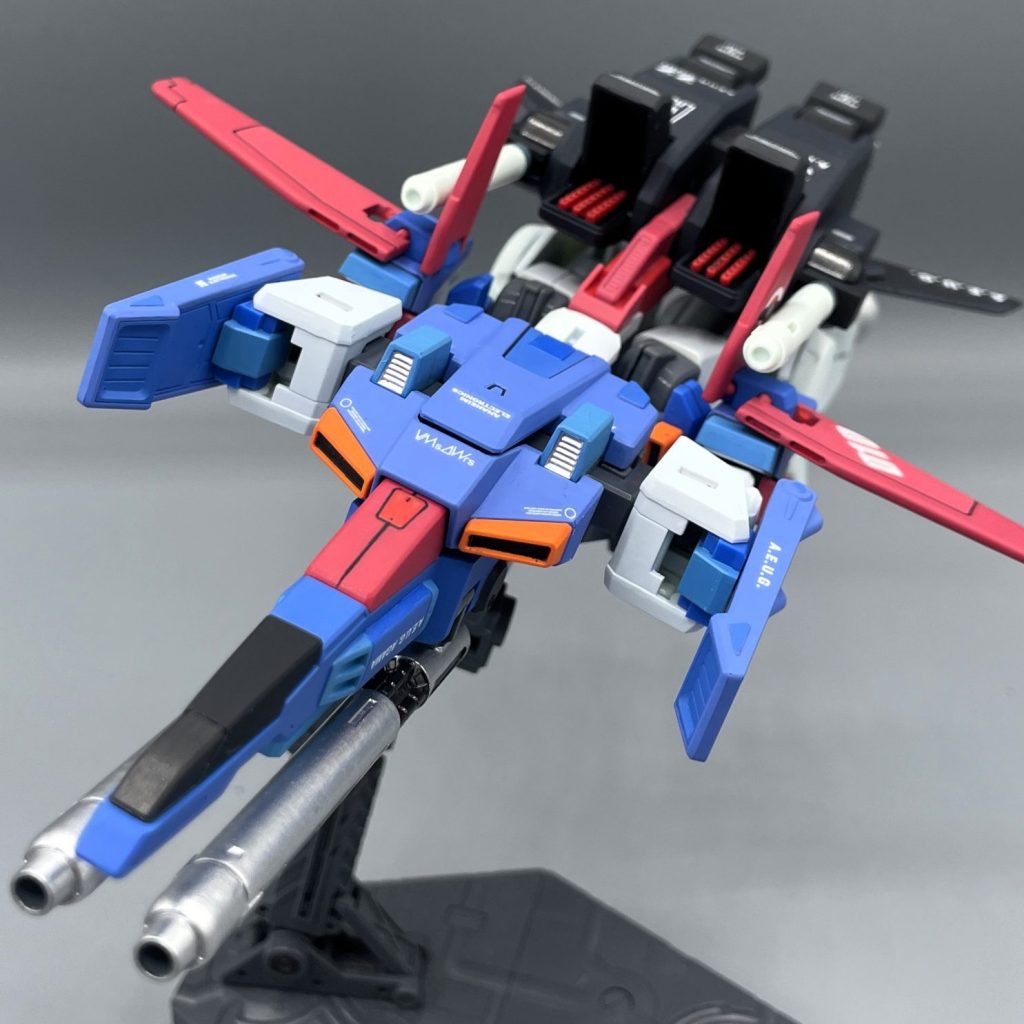 HGUC】ZZガンダム（変形・合体）【筆塗り全塗装】｜キャンプラさんの
