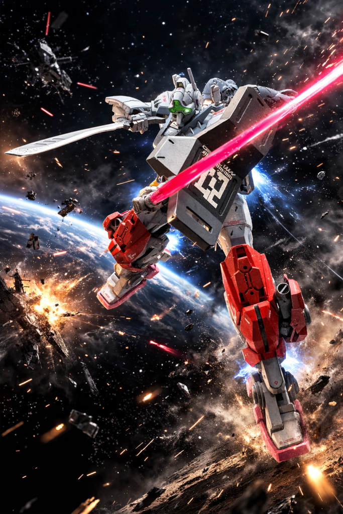 HGゲルググ(GQ)レッグブースターカスタム–4枚目/制作者:@AOGlobal