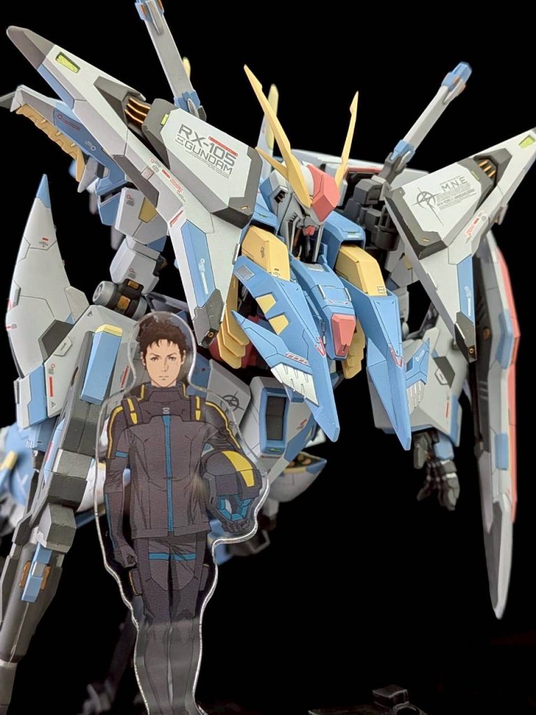 映画館で、『ハサウェイ』のアクスタを購入。せっかくなので一緒に撮影してみました。投稿写真は、全て友人が撮影してくれました。良い感じに撮影してくれ、めっちゃ感謝です。