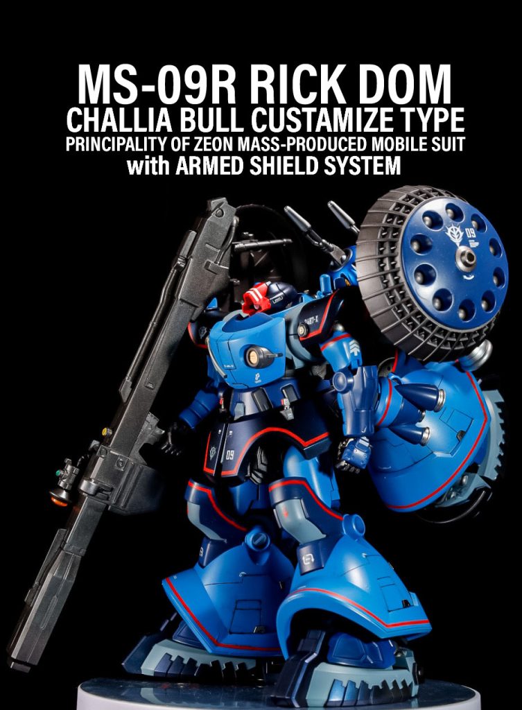 …という脳内設定です。最初はドムにシールドを持たせたいなぁというところから発想しシャリア・ブル専用武装としてニュータイプだからビット使えたら最強だよなぁ…というところから始まりました😅