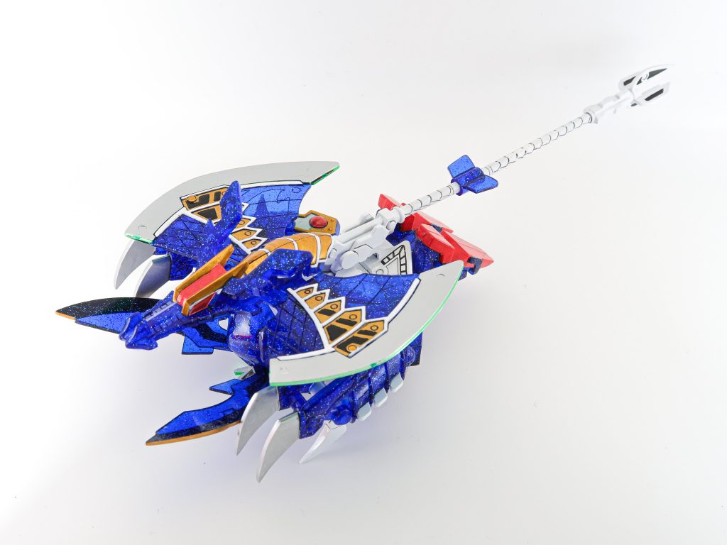 超高速飛行 天翔龍神形態!きらめくその姿はまさしく龍神だ!!