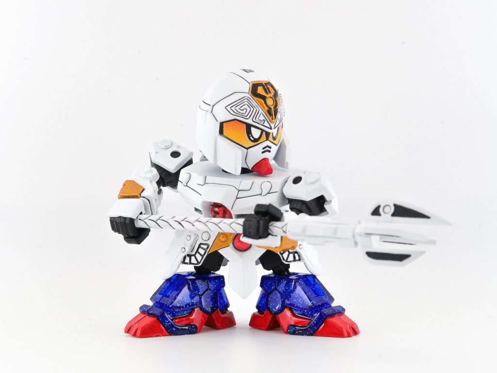 軽装モード槍の両手持ちもできます。