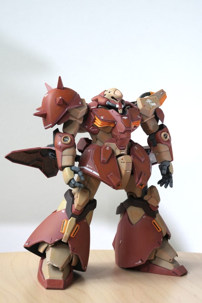 Yes...I actually painted two Messer kits together! Finished along with the Type-F01 kit, this F02 Minelayer type has bulkier legs, and included a new better set of joints at its back wings.&nbsp;