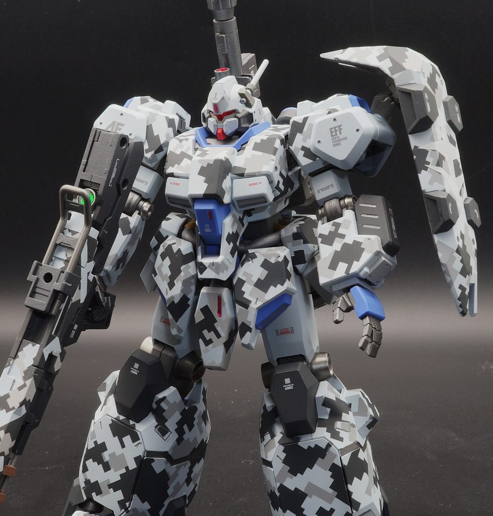 HG 1/144 グスタフ･カール００型　都市迷彩塗装