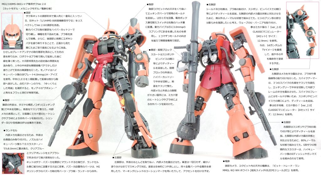 今回の改造点等を一枚にまとめてみました。