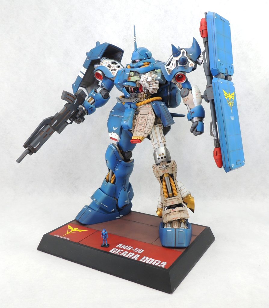 MG1/100AМS-119ギラ・ドーガ　レズン専用機［カットモデル・メカニックモデル／電飾仕様］