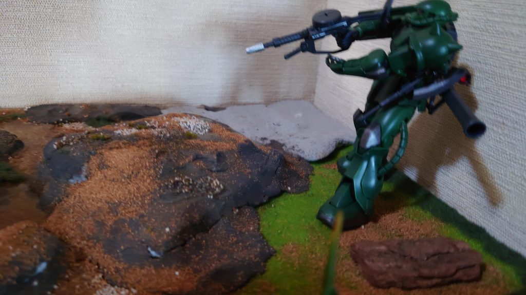 HGザク　缶スプレー筆塗り–2枚目/制作者：amedai５１