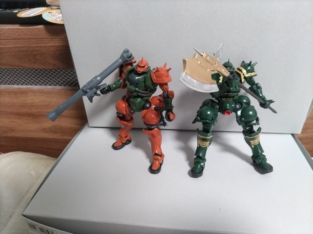 兄弟同士専用機でのツーショット