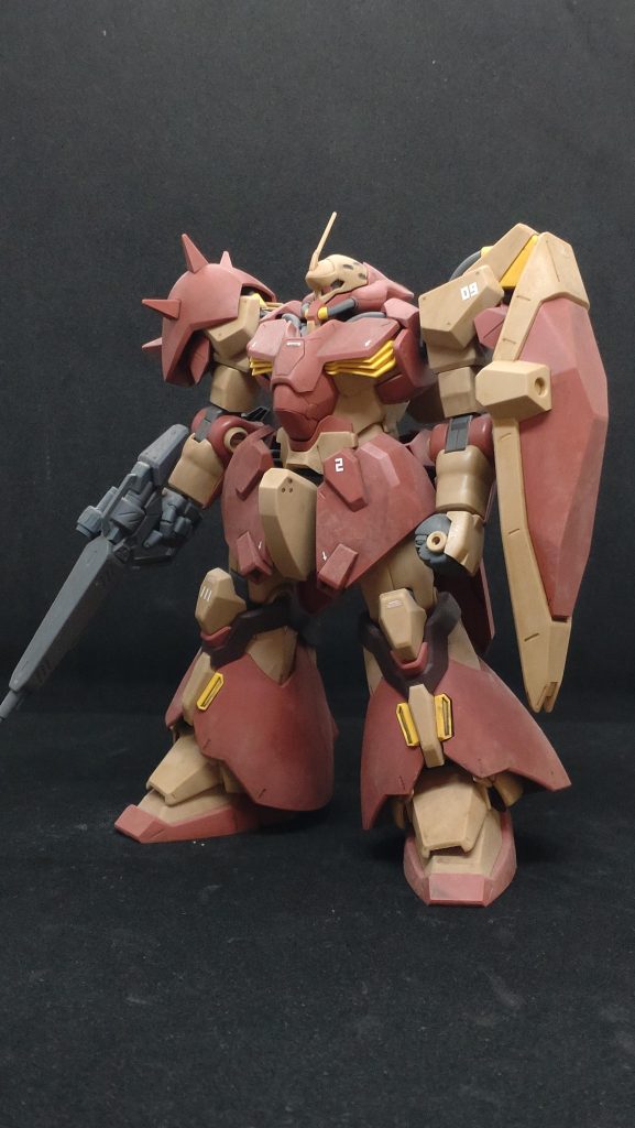 フィルタリングして軽くサンドブラウンを乗せておしまい。