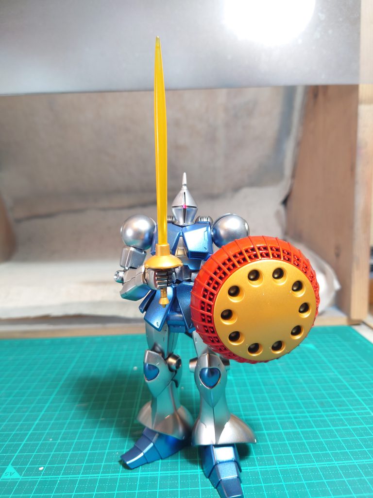 HG　ギャン　シルバー塗装