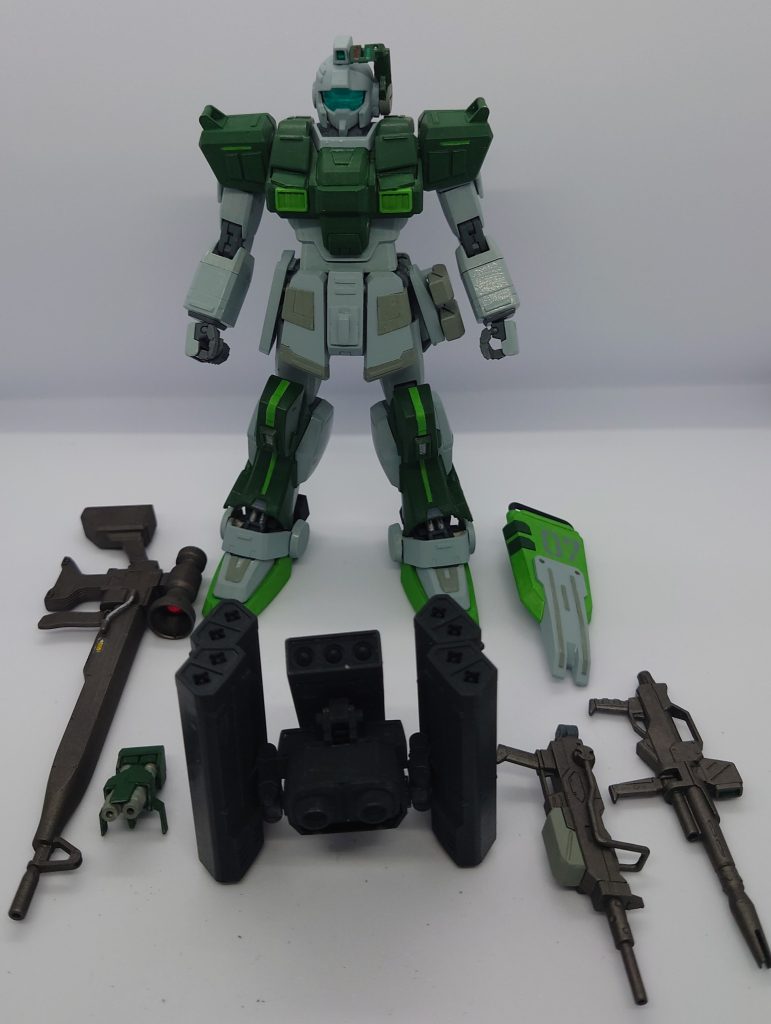 備忘録( 使用カラー)本体:暗緑色、ルマングリーン、エアクラフトグレー、軍艦色ミサイルユニット:ジャーマングレーライフル類:焼鉄色